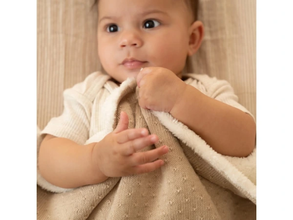 Deka pletená / fleece 70x100 Pure Soft Beige 2