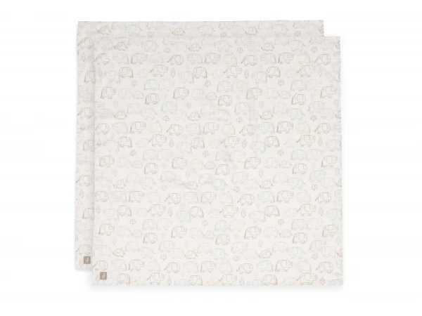 Plienky zavinovacie 2ks 115x115 cm Elephant Tales