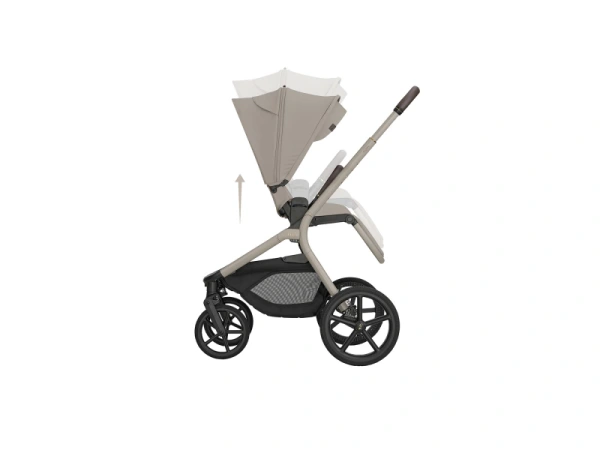 KikkaBoo Kočík 2v1 Goya Platinum Champagne 6