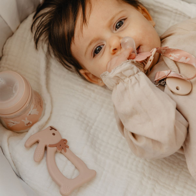 SUAVINEX | HRYZÁTKO WONDERLAND NEW Zajačik - ružové 1