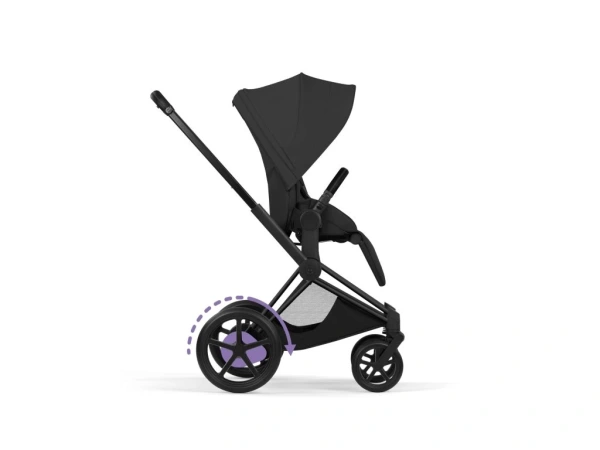 Cybex e-Priam Style podvozok 2026 - Matt Black 4