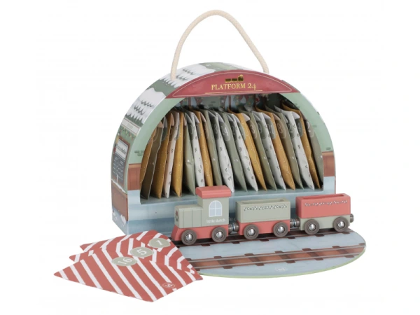 Adventný kalendár Vlaková stanica 1