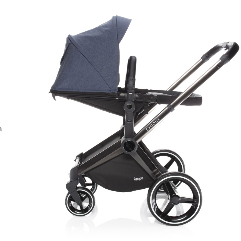 SET Podvozek Evoque + Farebný set ku kočárku Evoque, S/BL_Jeans 2