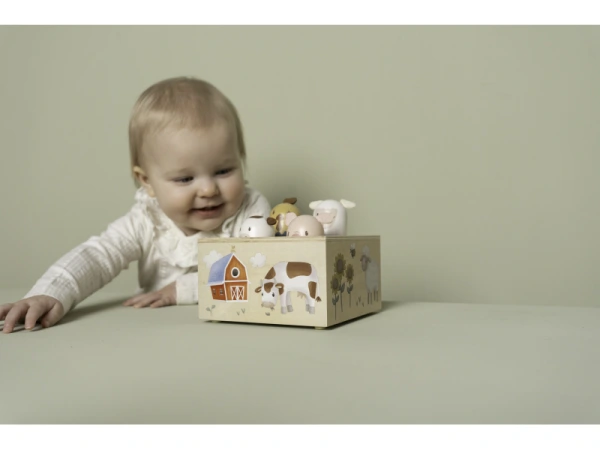 Little Dutch Vyskakovacie zvieratká so zvukmi Farma 4