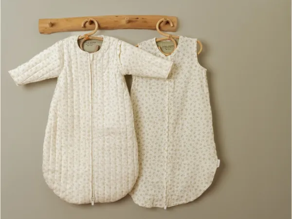 Spací vak s oddeliteľnými rukávmi 110 cm Blueberry Leaves 1