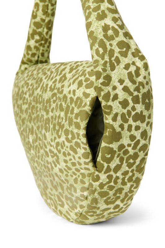 STUDIO NOOS - Cotton Cross Body bag | Green Leopard 3