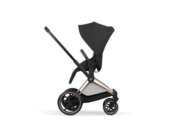 Cybex e-Priam Comfort 2026 rám Rose Gold - Sepia Black 6