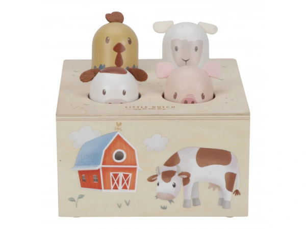 Little Dutch Vyskakovacie zvieratká so zvukmi Farma