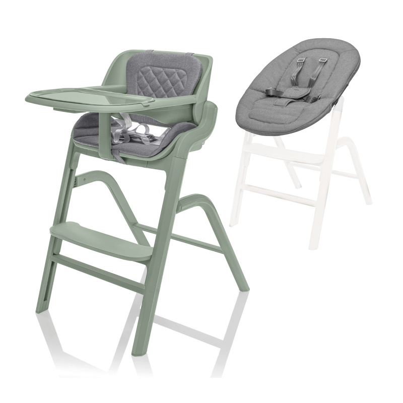 Set stolička Inpira + novorodenecký set, Pistacio Green