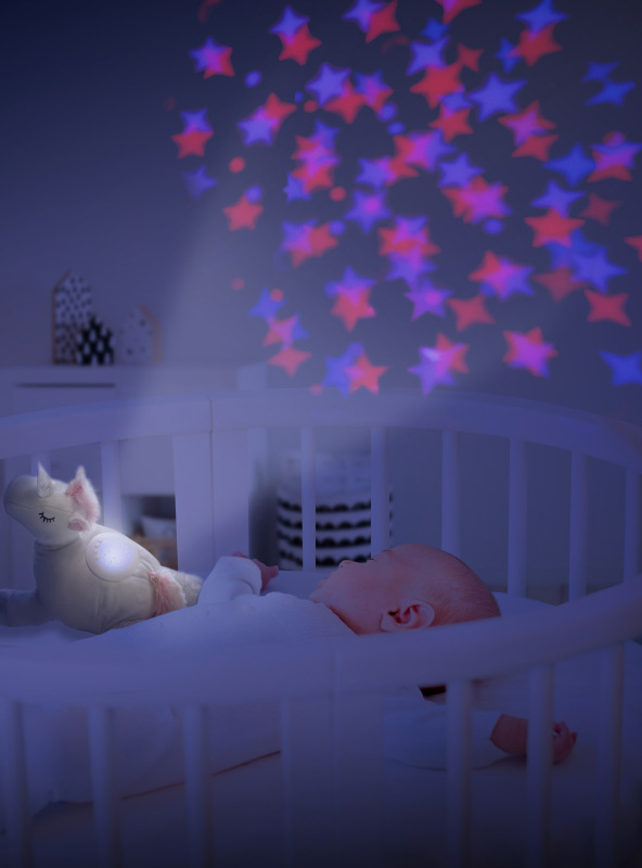 Plyšová hračka s projektorom Jednorožec 3