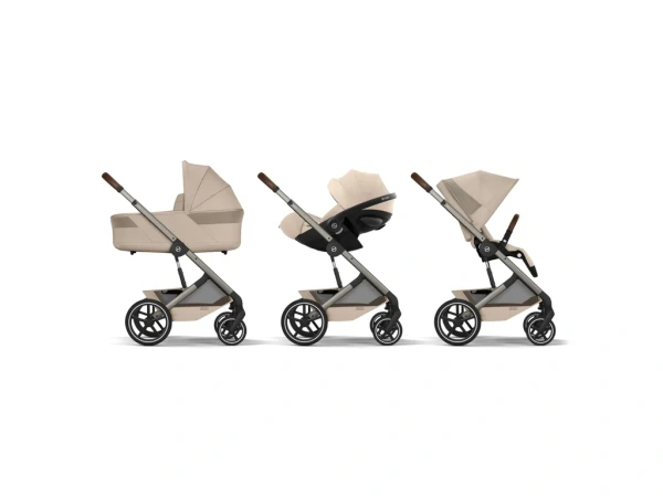 Cybex Balios S LUX + pevná vanička Cot S Lux 2026 - Moon Black 4