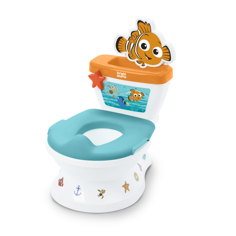 BRIGHT STARTS Detská toaleta nočník so zvukom Nemo My Potty 18m+