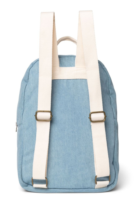 STUDIO NOOS - Denim Midi BACKPACK - batôžtek s predným vreckom | Blue 4