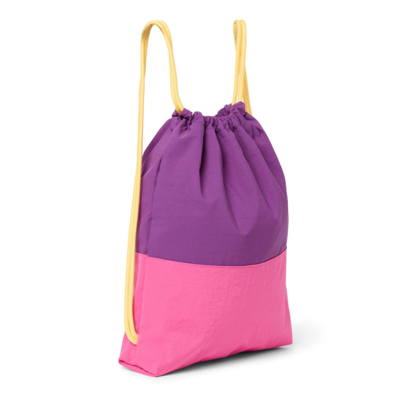 STUDIO NOOS - Patchwork Gym bag - tělocvičný vak | Bright Pink 1