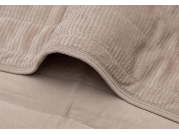 Deka 75x100cm Velvet Rib Milky Coffee 4