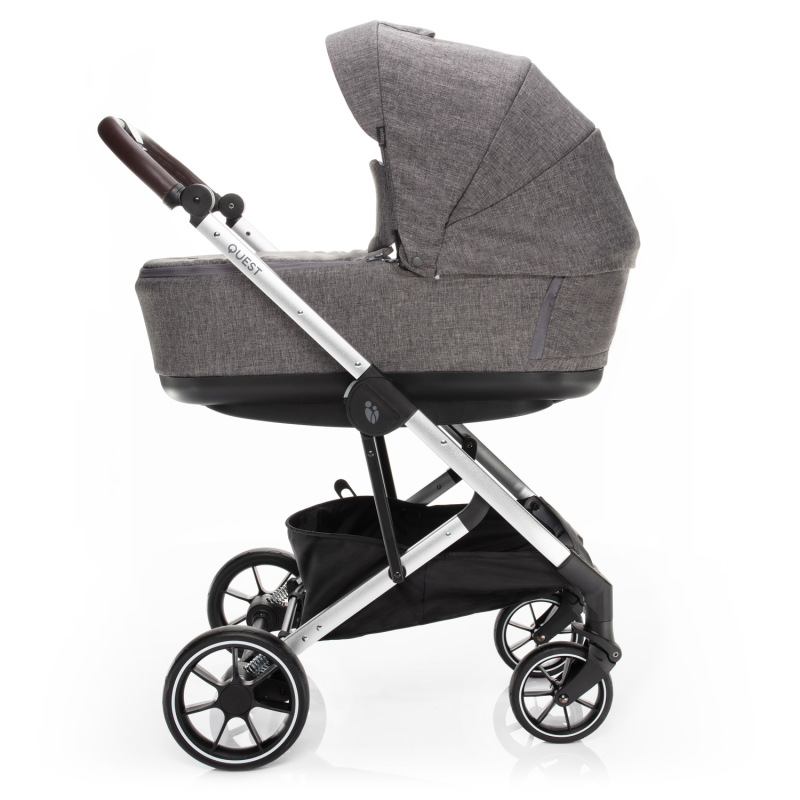 Set kočík Quest+ korba+ adaptéry, Tornado Grey/Silver 6
