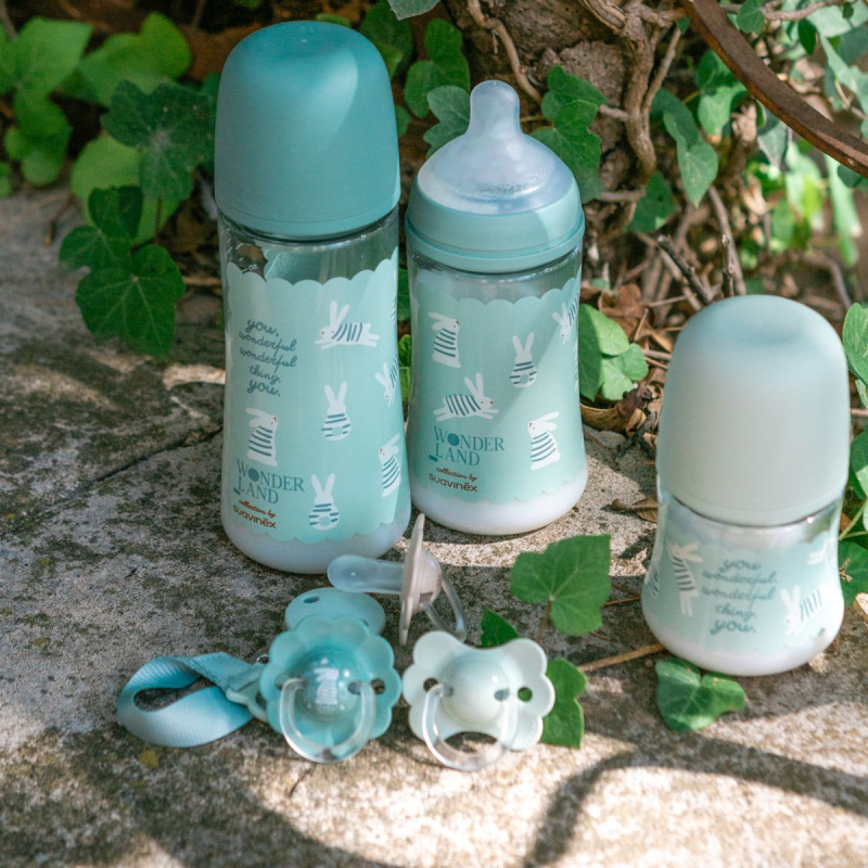 SUAVINEX | KLIP na cumlík so stuhou WONDERLAND NEW - zelený 1