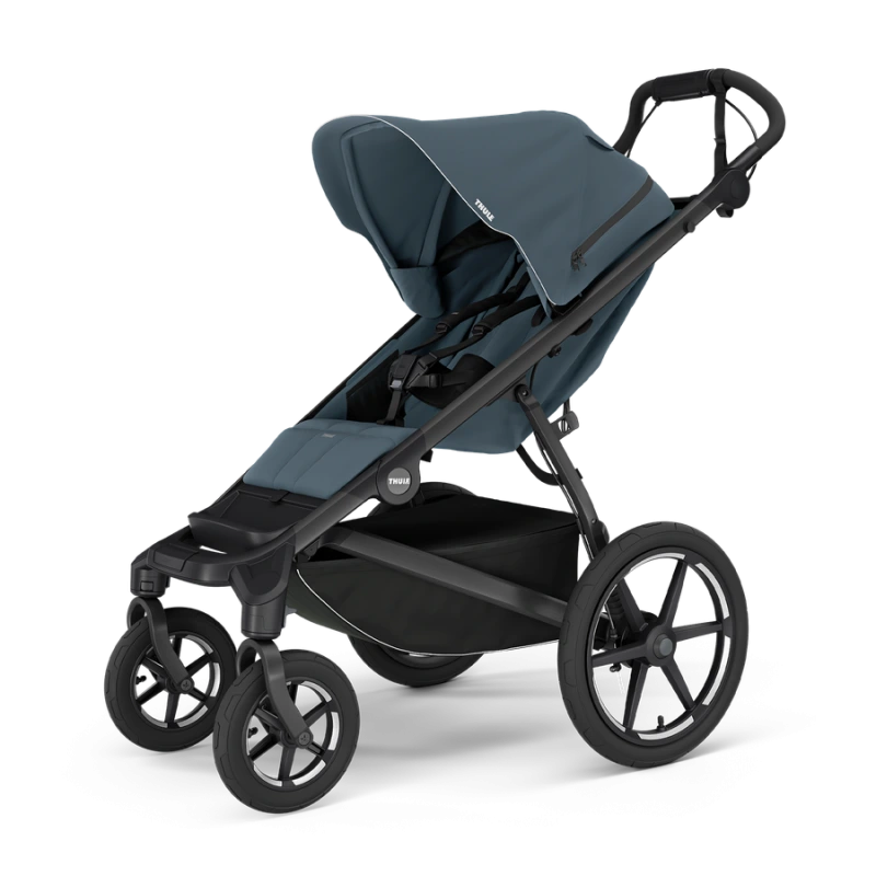 THULE Urban Glide 4-wheel športový kočík Magnetic Buckle – Dark Slate