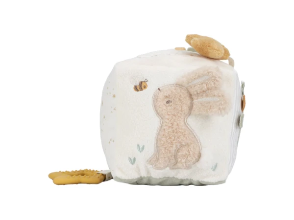 Kocka textilná s aktivitami Newborn Naturals 4