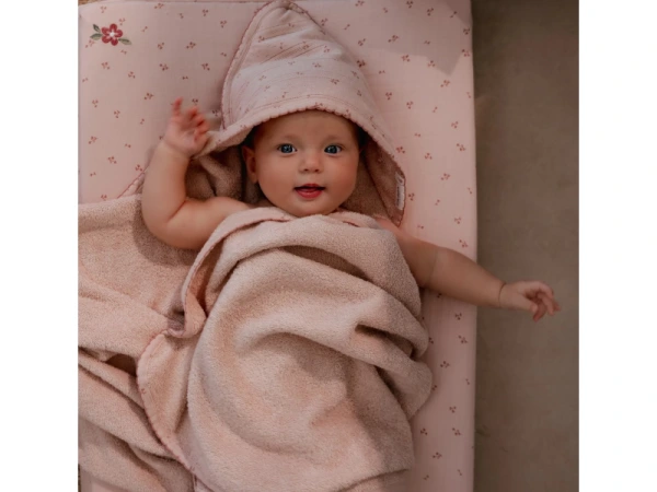 Osuška s kapucňou 100x100 cm Pure Blossom 6