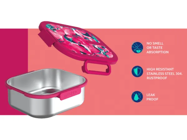 Nerezový box na jedlo Kai Black Marble 2