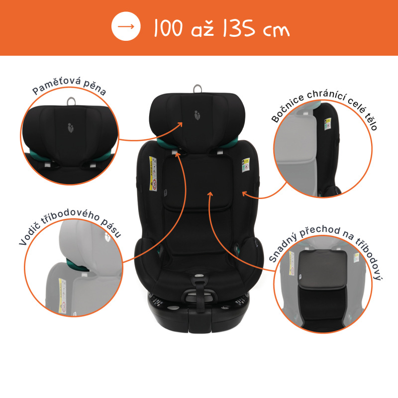 Autosedačka Voyager Maxi, Silver Grey 4