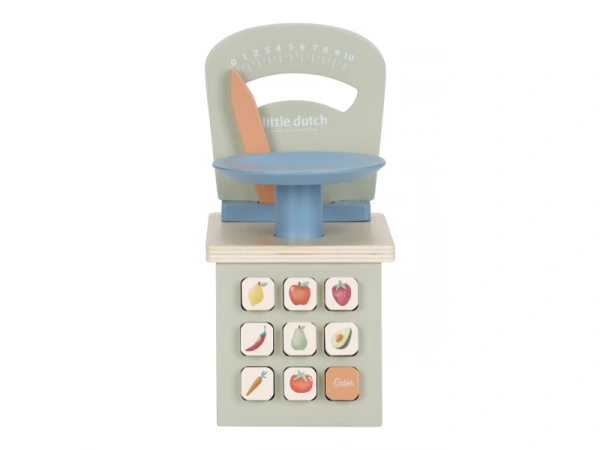 Kuchynská váha drevená 2