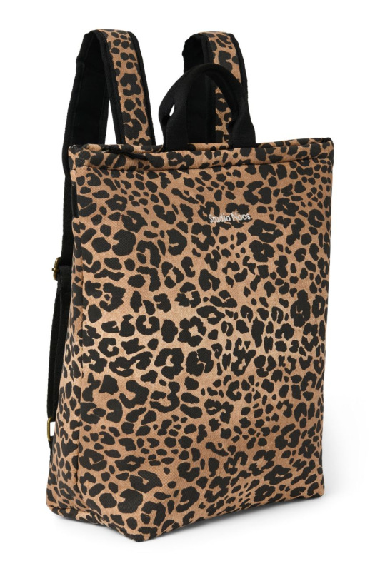 STUDIO NOOS - Puffy Adult BACKPACK - batoh | Brown Leopard 1
