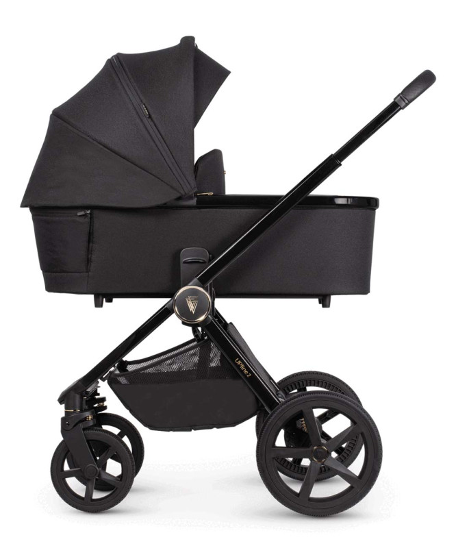 Venicci Upline 2 ALL BLACK + autosedačka + adaptéry 3