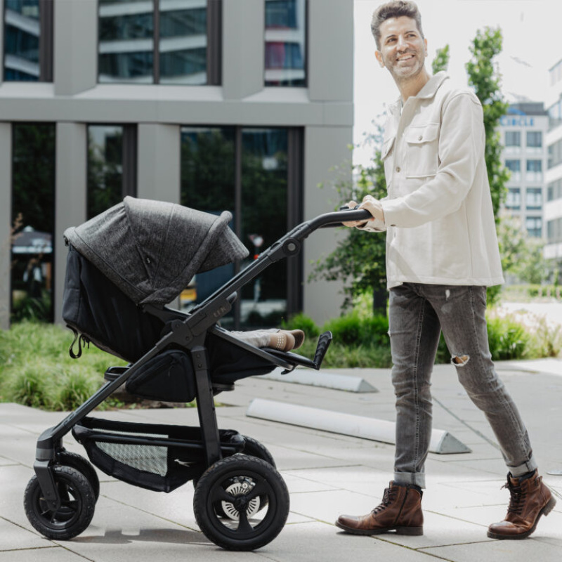 Tfk stroller seat unit mono/pro premium black 1