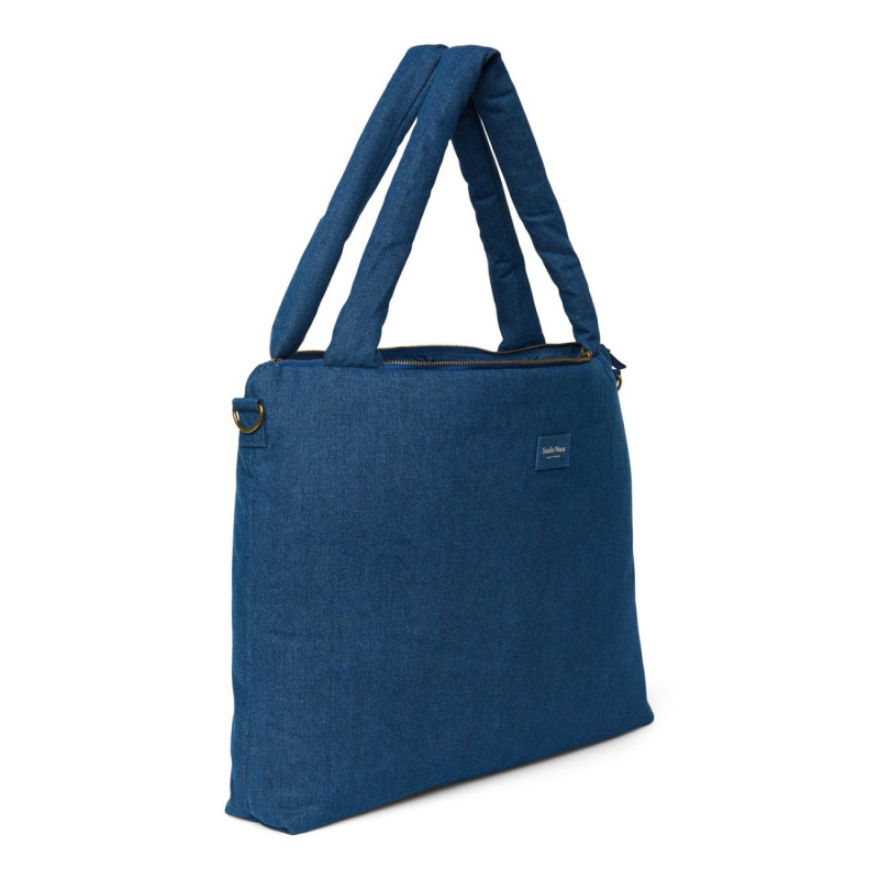 STUDIO NOOS - Denim DIAPER BAG - prebaľovacia taška | Dark Blue 1