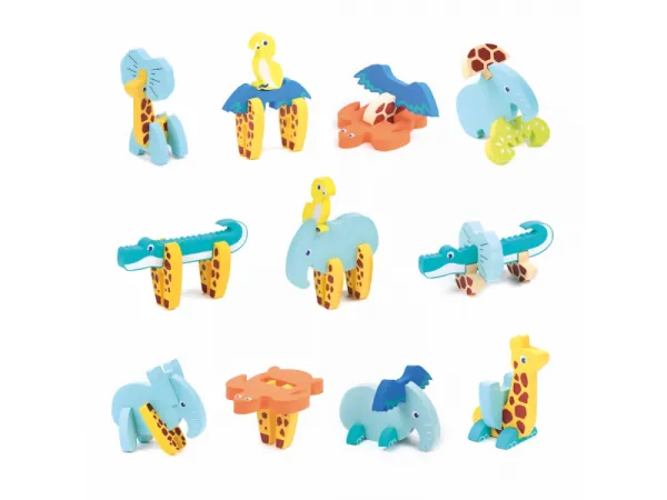Puzzle penové 3D Zvieratká 3