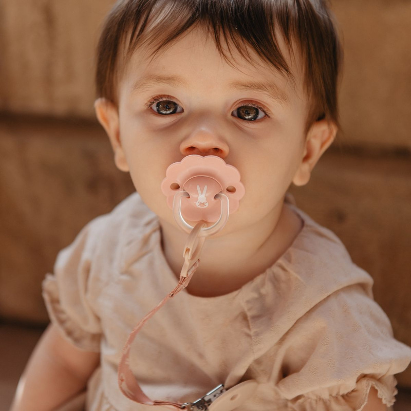 SUAVINEX | Cumlík SX PRO fyziologický WONDERLAND NEW 6/18m - tmavoružový králik 1