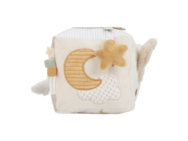 Kocka textilná s aktivitami Newborn Naturals 6