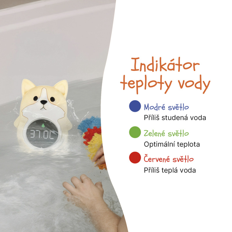 Silikónový digitálny teplomer 3v1, Dog 2