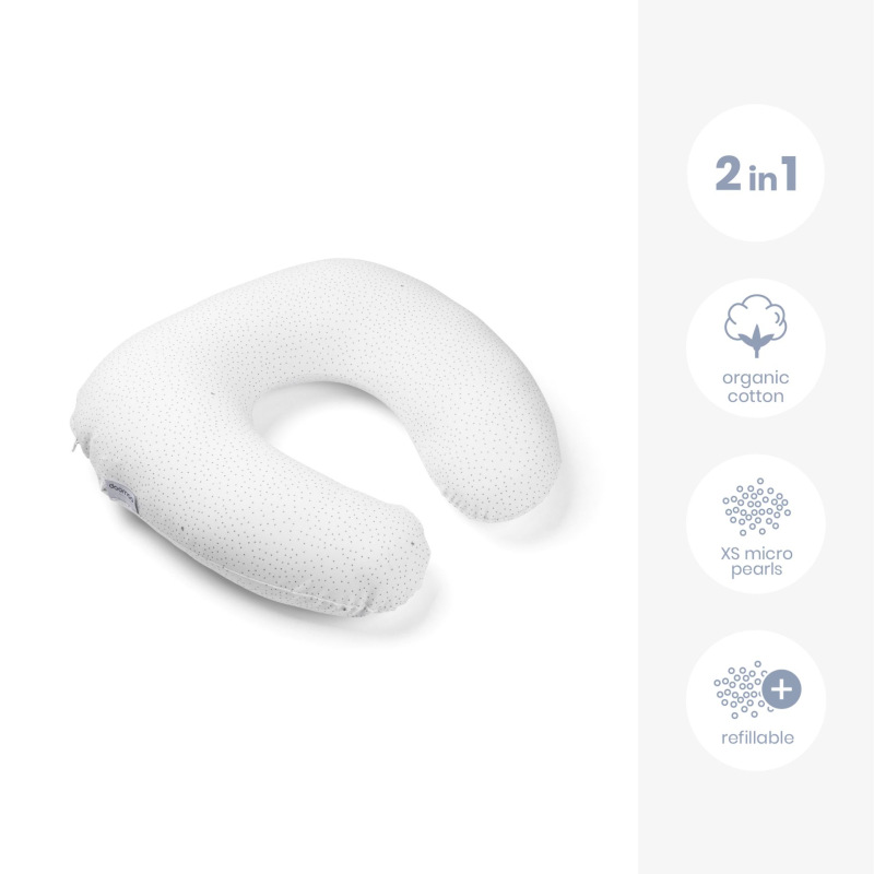 Doomoo Softy multifunkčný vankúš, Col.S06 Silver Dots 1