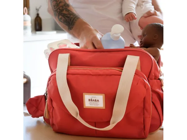 Prebaľovacia taška Geneva Terracotta 15