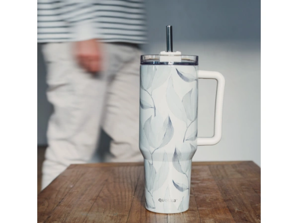 Nerezový termohrnček so slamkou Stream Cotton 1200 ml 1