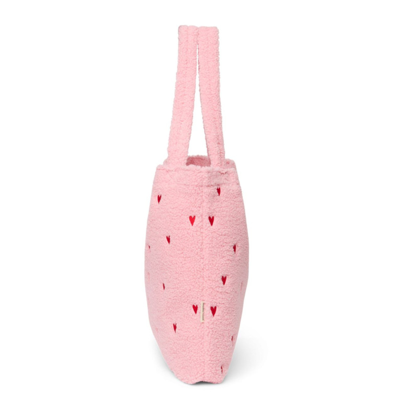 STUDIO NOOS - Teddy MOM BAG | Light Pink hearts 3