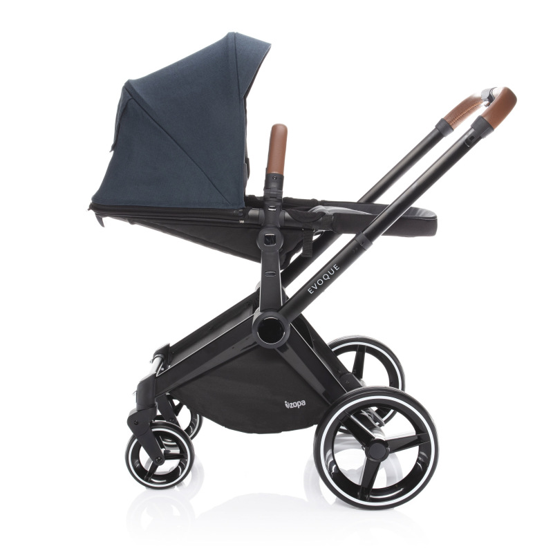 SET Podvozek Evoque + Farebný set ku kočárku Evoque, B/BR_Petrol Blue 2
