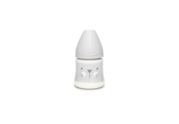 SUAVINEX | Premium fľaša 150 ml S HYGGE fúziky - sivá 2