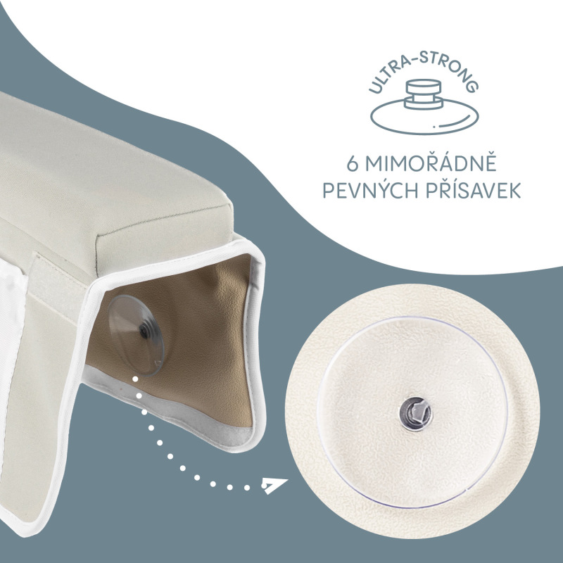 Podložka pod lakte na okraj vane, Grey 2