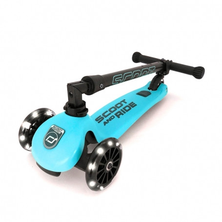 Scoot & Ride Detská kolobežka Highwaykick 3 LED blueberry 3