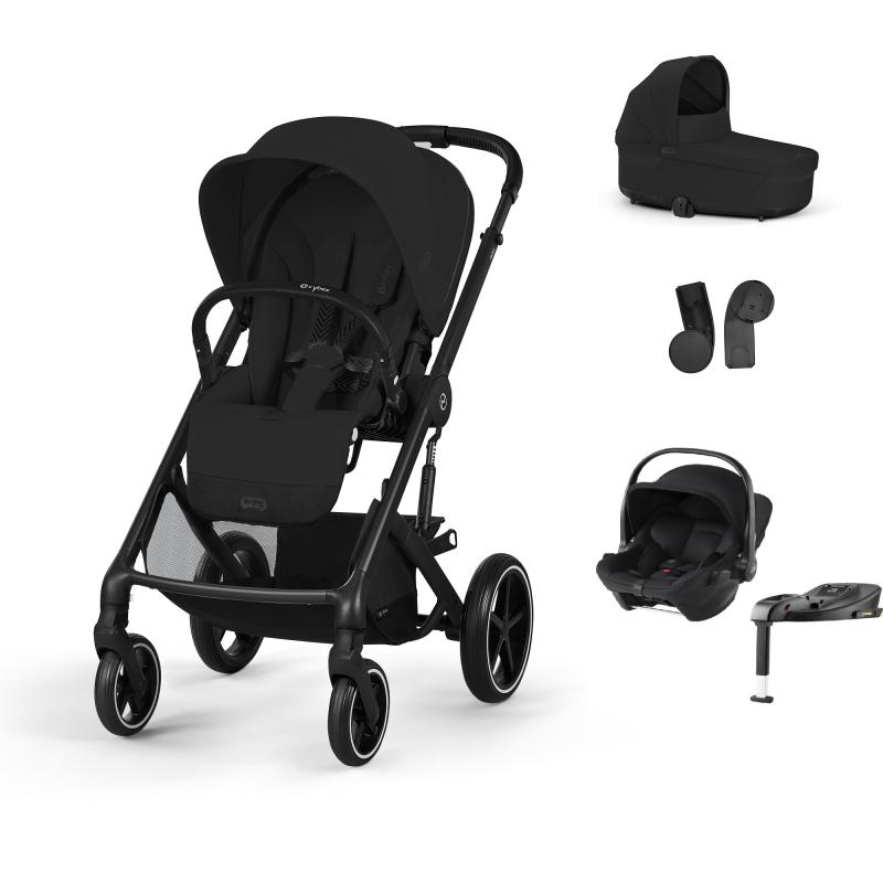 CYBEX BALIOS S Lux SET MOON BLACK+ autosedačka + isofix základňa