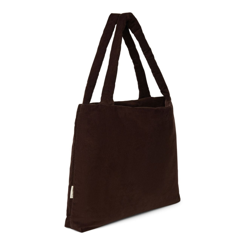 STUDIO NOOS - RIB puffy MOM BAG | Dark Brown 1