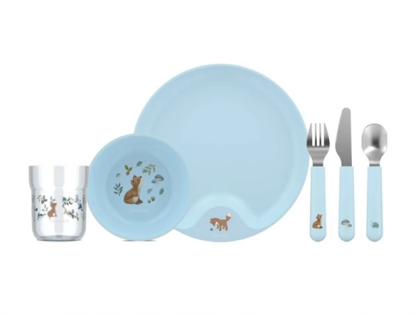 Detská jedálenská sada 6-dielna Forest Friends