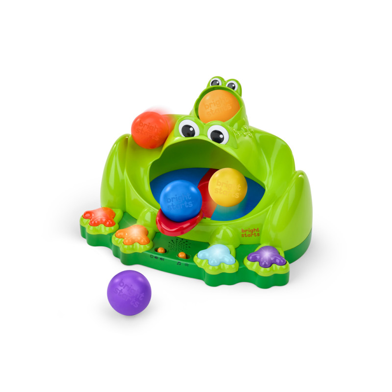 BRIGHT STARTS Hračka interaktívna Poppin' Ball Frog™ 6m+