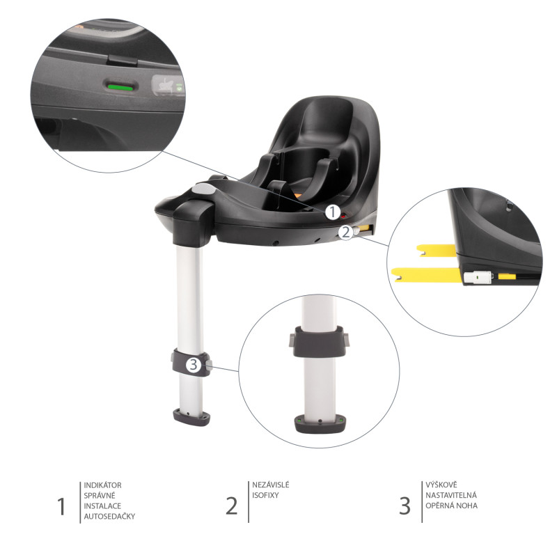 Set kočík Move Cross 5 + hlboká korba Move XL 5 + autosedačka XM podľa vlastného výberu + báza, Toff 20