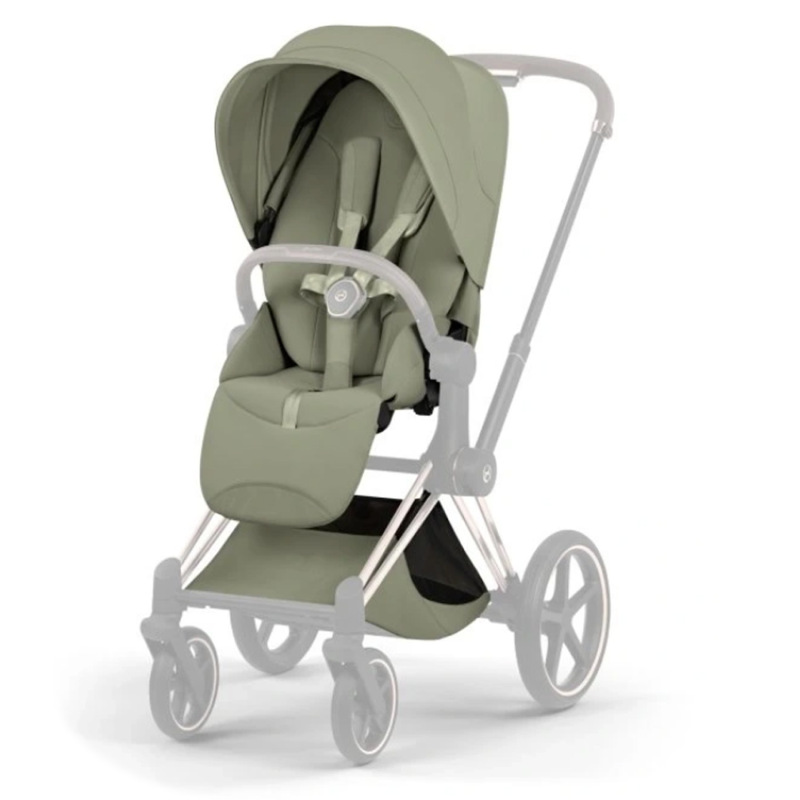 Set kočíka Cybex Priam Style + fusak platinum - Sage Green 1
