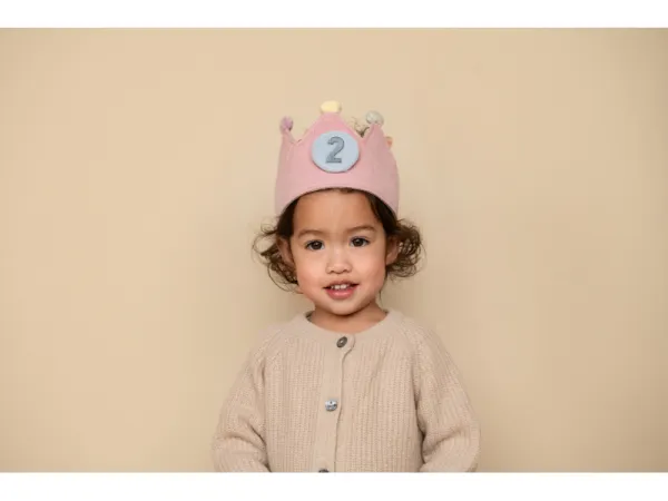 Narodeninová korunka s číslami Pink 7